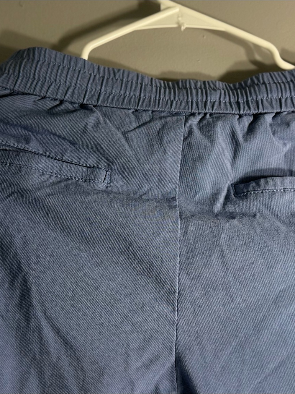 Men's Sky Blue Cargo Pants with Utility Pockets - Picture 5 of 9
